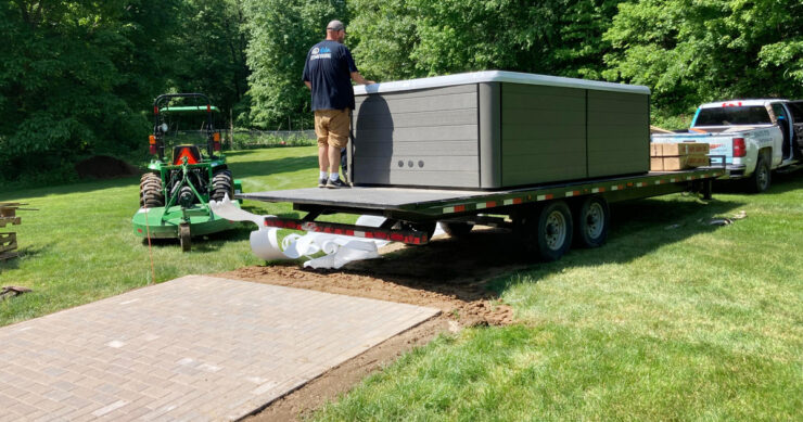 installation d'un spa de nage