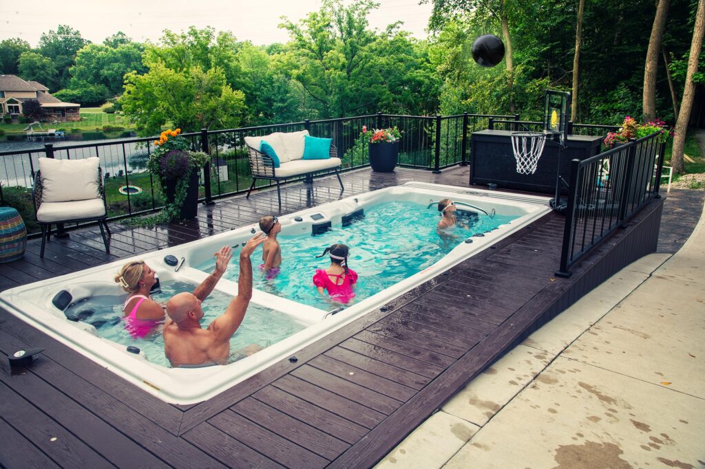 idées de spa de natation pour la famille