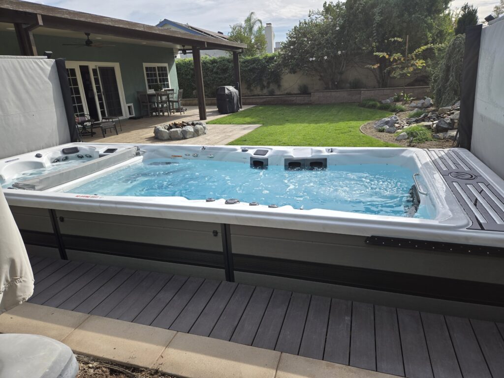 spa de nage dans une voûte