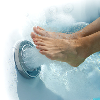 Jets de massage des pieds MasterBlaster.
