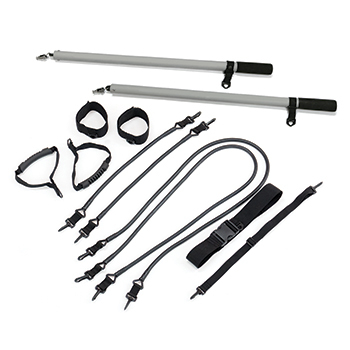 Le kit H2Xercise fourni avec chaque achat d'un spa de natation H2X Fitness.