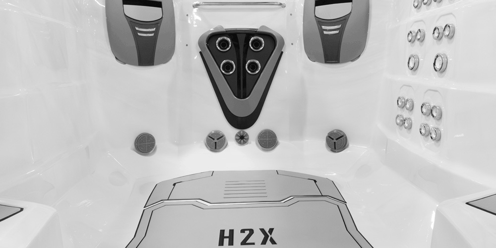 Vue du système de propulsion VIP dans un Trainer 12.