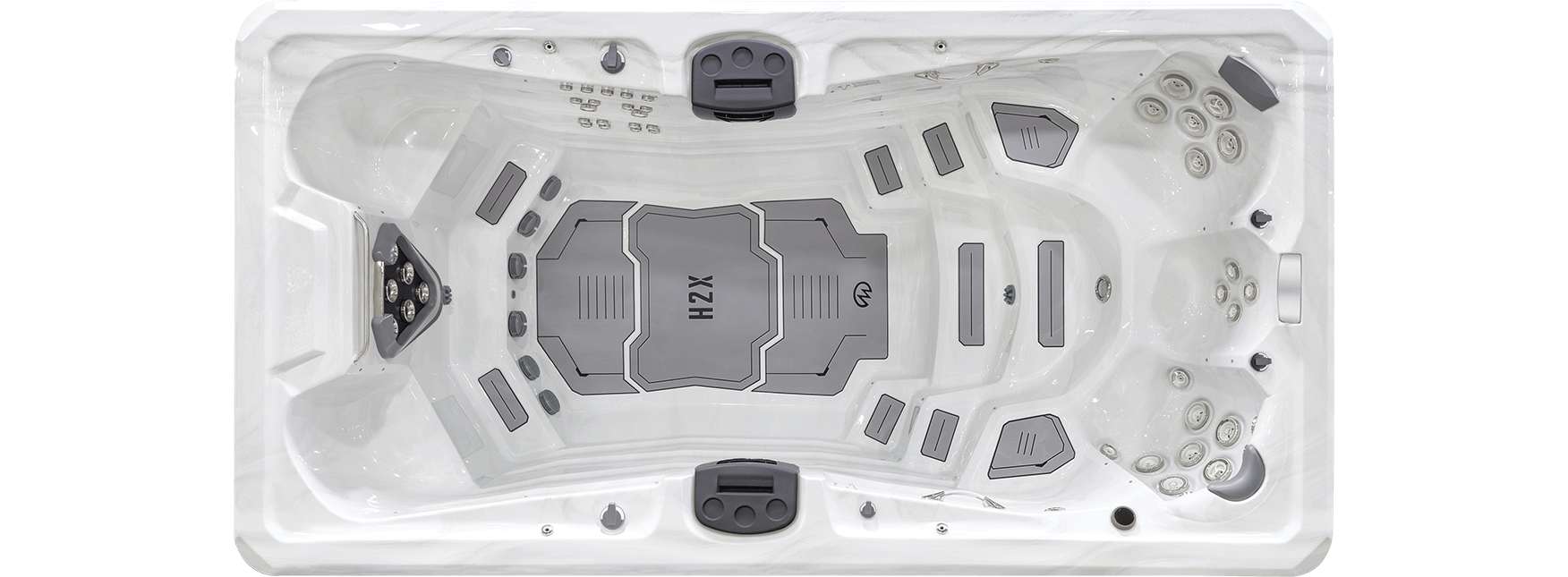 H2X Swim Spa Challenger 15 D avec Temp+ Control